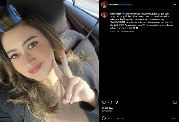 Mengenal Neuralgin yang Dipakai Nafa Urbach saat Razia di Kafe, Benarkah Obat Keras?
