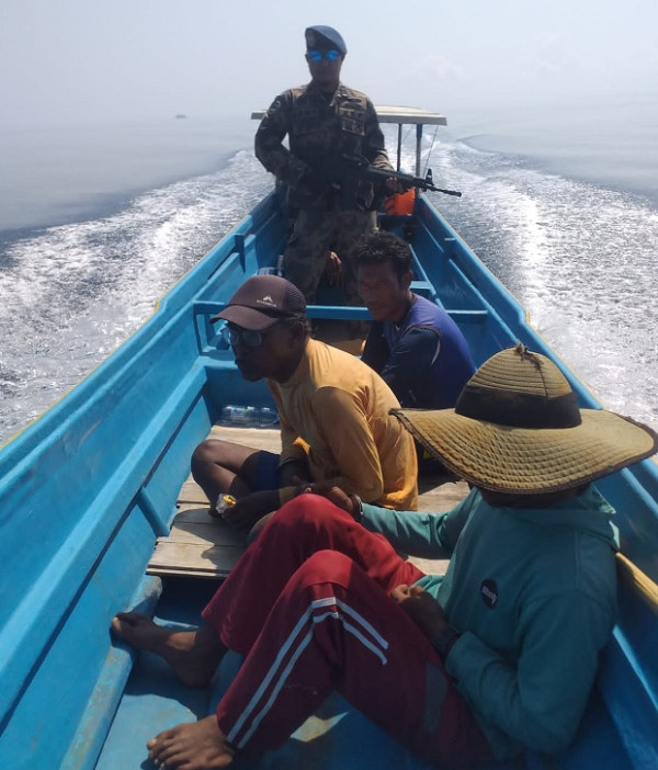 KKP Berhasil Amankan Tiga Pelaku Bom Ikan di Morowali