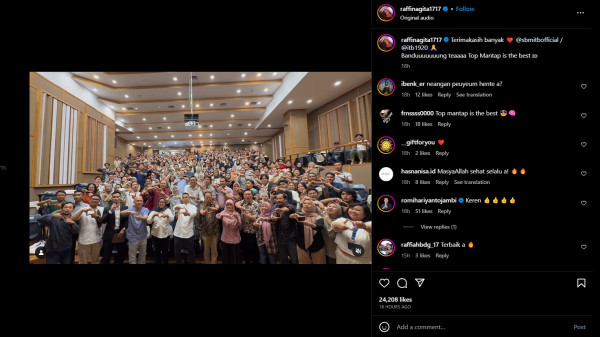 Raffi Ahmad Jadi Dosen di SBM ITB, Mengajar Bisnis