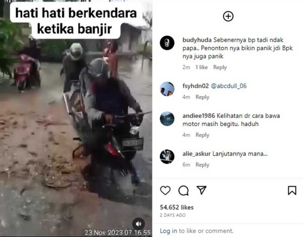 Pelajaran Penting dari Kasus Pemotor Wanita Hilang Masuk Selokan saat Banjir