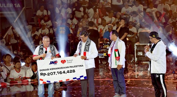 JNE 33 Tahun Gelorakan Gasss Terus Semangatnya