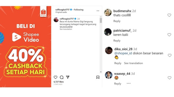 Gebyar Shopee 12.12 Birthday Sale, Nikmati Cashback Spesial 40 Persen di Shopee Video