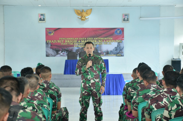 Lembaga Kedokteran Gigi TNI AL Ambil Data Antemortem Prajurit Marinir
