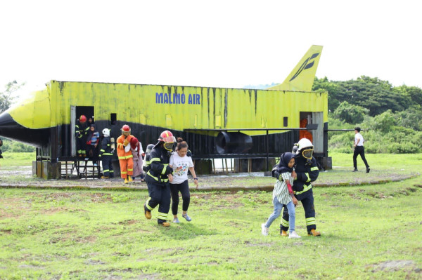 Angkasa Pura I Gelar Latihan PKD di Bandara Internasional Sultan Hasanuddin