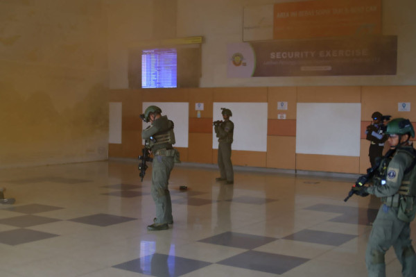 Angkasa Pura I Gelar Latihan PKD di Bandara Internasional Sultan Hasanuddin