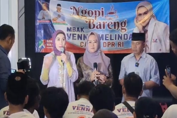 Diajak Ngopi Bareng Caleg Perindo Venna Melinda, Ini Kata Milenial Kediri