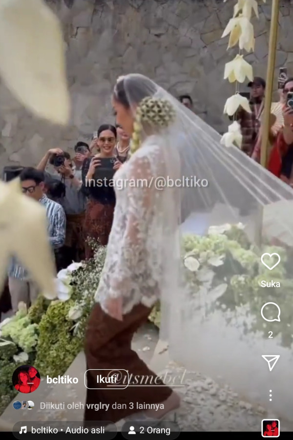 BCL dan Tiko Menikah, Adik Ashraf Sinclair Setia Mendampingi