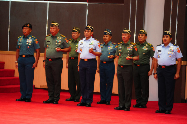 Selamat! 37 Perwira Tinggi TNI Naik Pangkat