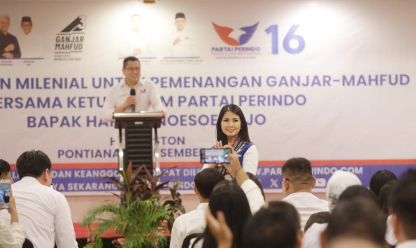 HT Tegaskan Ganjar-Mahfud Pilihan Tepat bagi Generasi Milenial