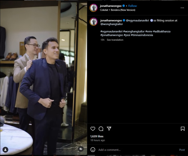 Potret Egy Maulana Vikri Fitting Jas Jelang Menikah dengan Adiba Khanza