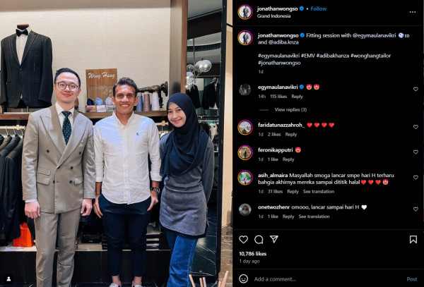 Potret Egy Maulana Vikri Fitting Jas Jelang Menikah dengan Adiba Khanza