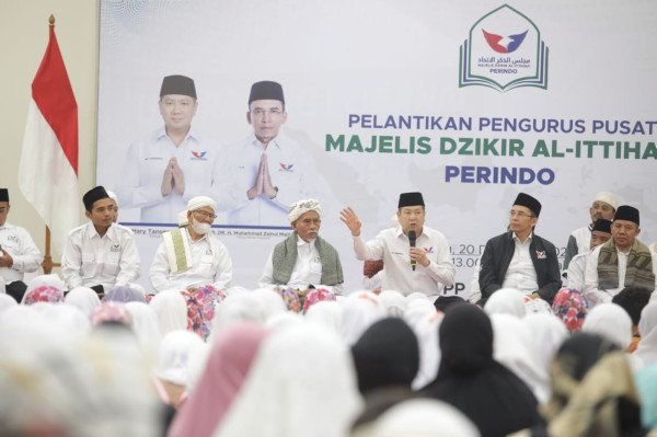 Pesan HT ke Pengurus Pusat Majelis Dzikir Al-Ittihad Perindo 2023-2028
