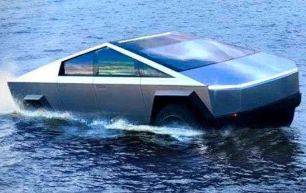 Elon Musk Bocorkan Fitur Boat Mode pada Tesla Cybertruck
