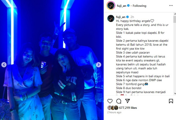 Fuji Posting Foto Vanessa Angel yang Bikin Haru, Rayakan Ulang Tahun Hari Ini