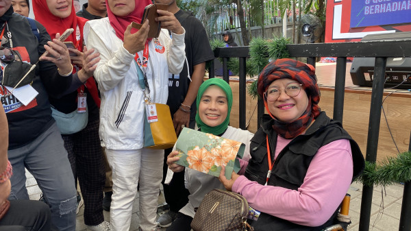 Siti Atikoh Sosialisasikan Program Ganjar-Mahfud yang Peduli Penyandang Disabilitas