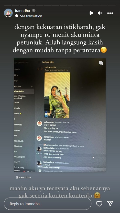 Ira Nandha Sempat Sakiti Diri Sendiri usai Pergoki Suami Selingkuh dengan Pramugari