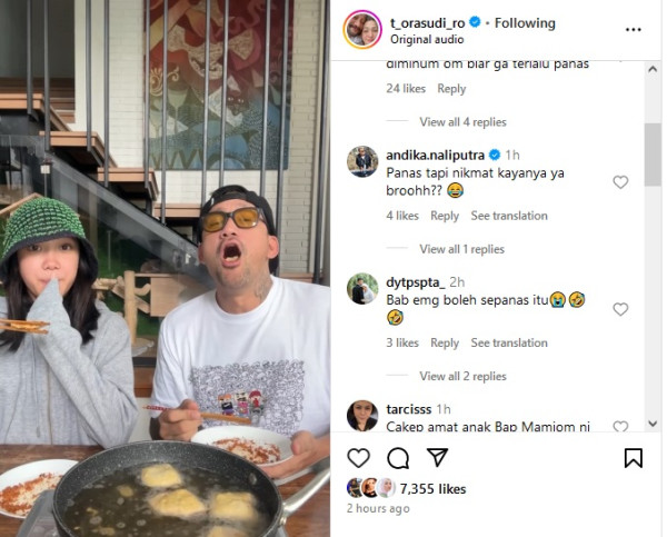 Tora Sudiro Jajal Challange Tahu Goreng Viral: Enak juga