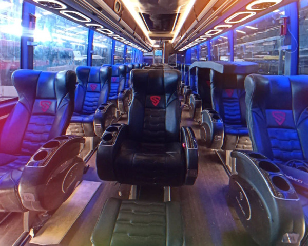 Begini Mewahnya Bus Baru PO Sahaalah, Konfigurasi Kursinya Unik!