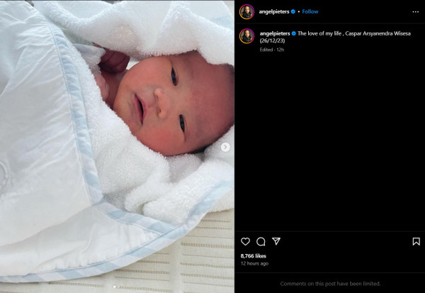 Angel Pieters Umumkan Melahirkan Anak Pertama, Ini Namanya