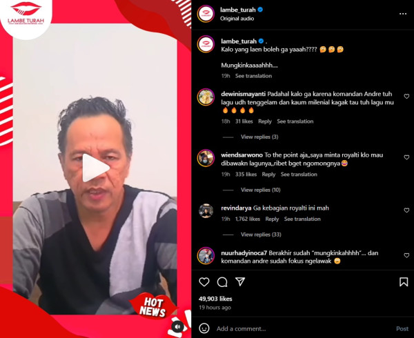 Andre Taulany dan Stinky Disomasi Dilarang Bawakan Lagu Mungkinkah oleh Penciptanya