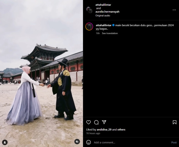 Aurel Hermansyah Jadi Korban Body Shaming, Atta Halilintar Turun Tangan: Istriku Cantik!