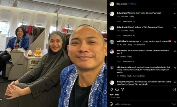 BCL dan Tiko Aryawardhana Umrah, Ibunda Ashraf Sinclair Kirim Doa