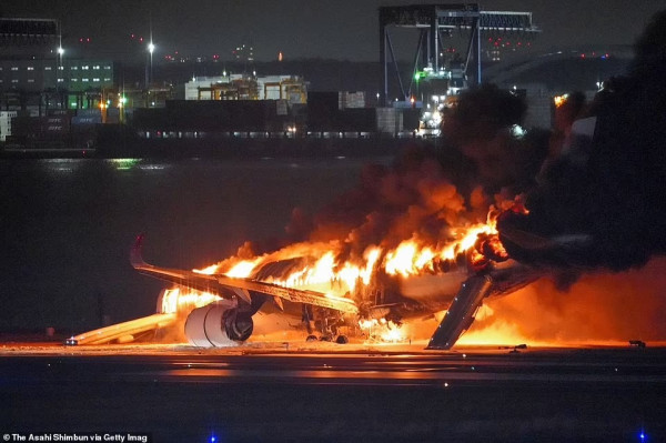 Detail Spesifikasi Pesawat yang Terbakar di Bandara Jepang