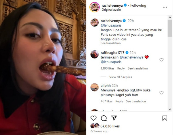 Daftar Harga Makanan Restoran Baru Raffi Ahmad di Paris, Paling Murah Telur Dadar Rp170 Ribu