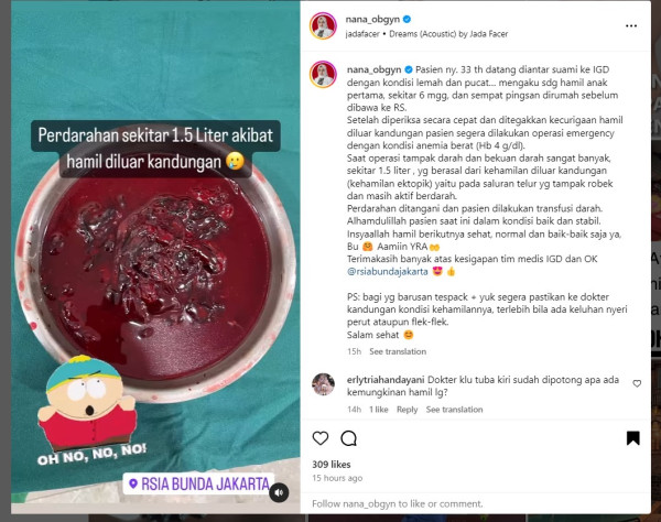 Kisah Wanita Hamil di Luar Kandungan hingga Alami Pendarahan dan Pingsan