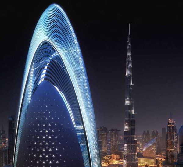 Mercedes-Benz Bangun Residential Skyscraper Branded di Dubai, Setinggi 341 Meter di Sisi Burj Khalifa