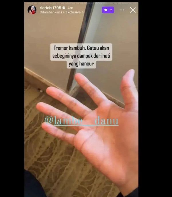 Ria Ricis Mendadak Curhat Hatinya Hancur hingga Alami Tremor