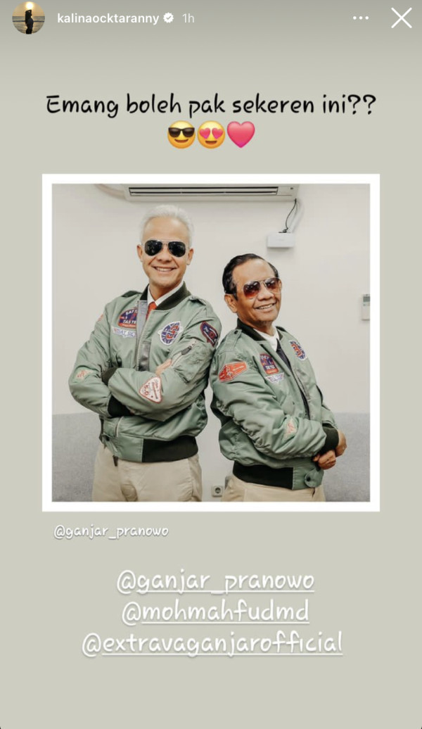 Kalina Ocktaranny Puji Penampilan Ganjar-Mahfud di Debat Capres Ketiga: Emang Boleh Sekeren Ini?