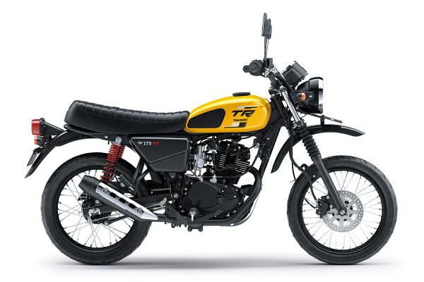 Kawasaki W175TR Punya Warna Baru Pearl Brilian Yellow, Ini Spek dan Harganya