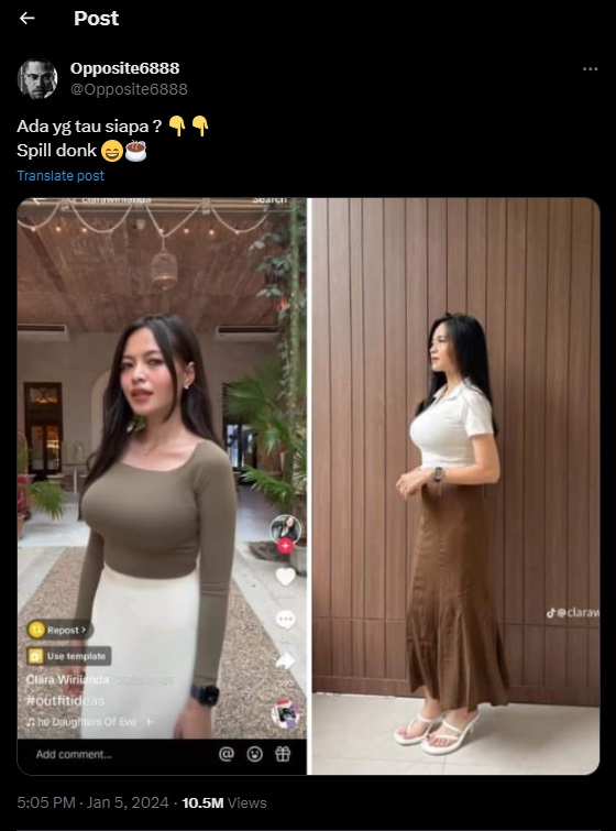 Profil Selebgram Clara Wirianda yang Lagi Viral