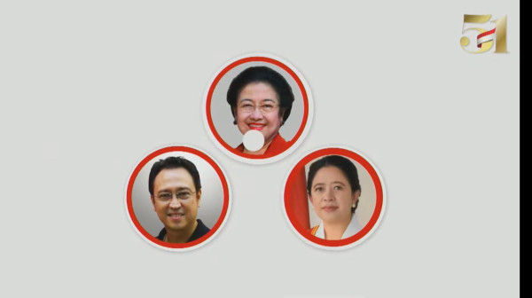 PDIP Pamer Sederet Kader Berprestasi di HUT ke-51, Tak Ada Jokowi
