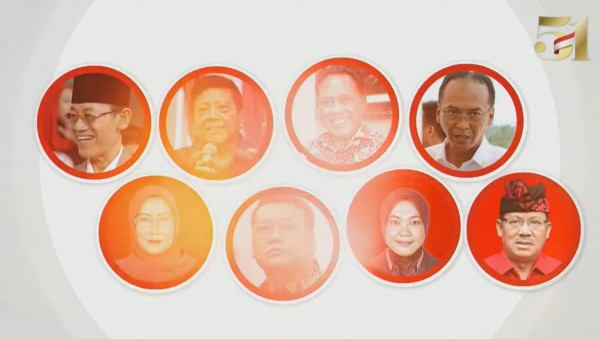 PDIP Pamer Sederet Kader Berprestasi di HUT ke-51, Tak Ada Jokowi