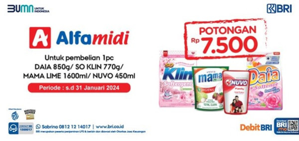 Makin Hemat dan Bikin Happy Belanja di 5 Groceries Store dengan Promo Spesial BRI