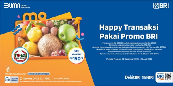 Makin Hemat dan Bikin Happy Belanja di 5 Groceries Store dengan Promo Spesial BRI
