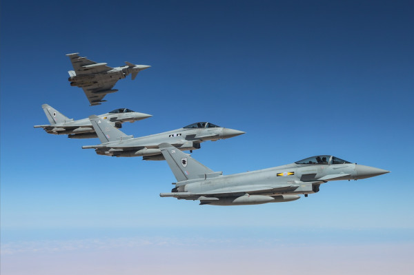 Jet Tempur Inggris Typhoon FGR4 Serang Houthi di Yaman, Ini Spesifikasinya!