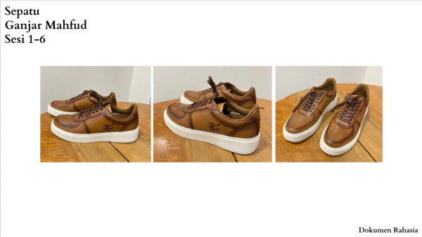 Sepatu Kulit yang Dipakai Ganjar-Mahfud di Debat Cawapres Buatan Produk Lokal