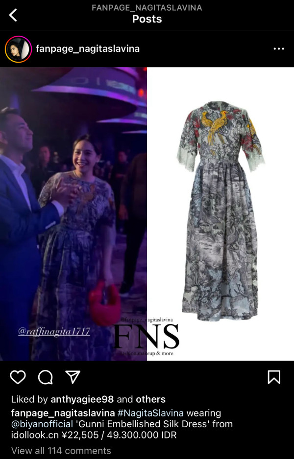 Kondangan, Nagita Slavina Pakai Dress Seharga Motor Mewah