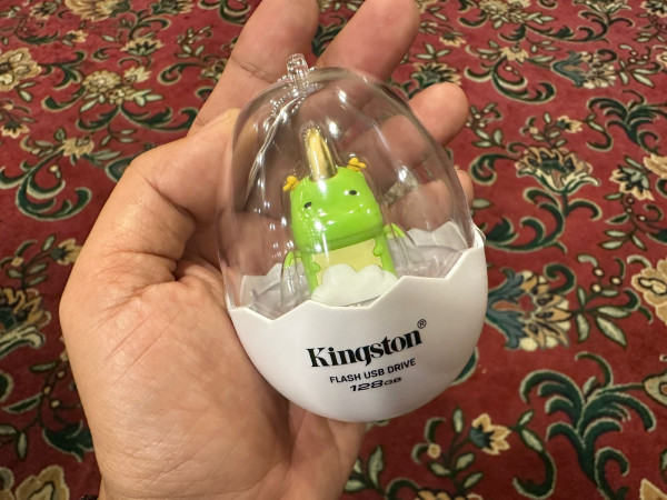 Review Kingston Mini Dragon, USB Naga Menggemaskan di dalam Telur