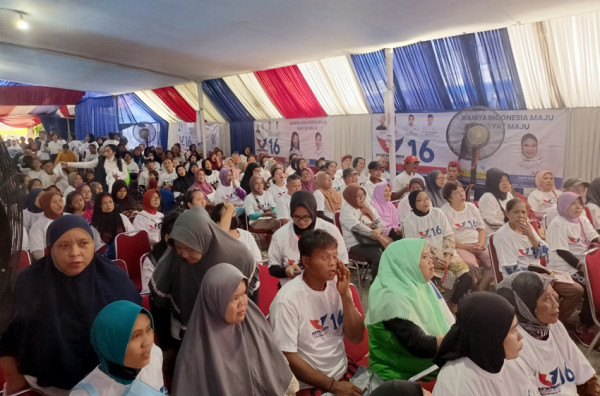 Di Hadapan Ribuan Warga Pasar Minggu, HT Tegaskan Perindo Hadir Berjuang untuk Kesejahteraan Rakyat