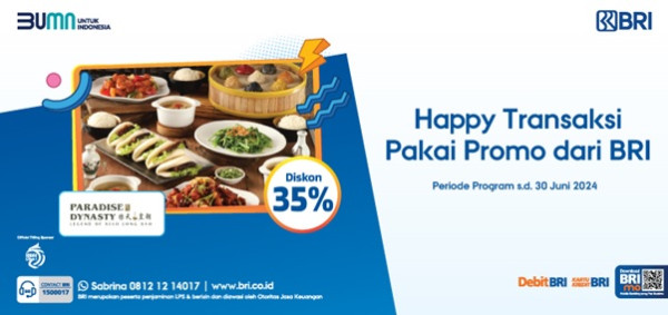 Manfaatkan Promo BRI untuk Menikmati Chinese Food Legendaris di Paradise Dynasty