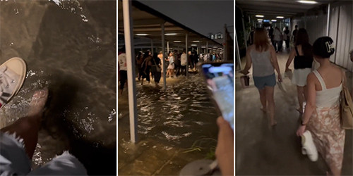 Konser Coldplay di Singapura Diwarnai Banjir, Penonton Pilih Nyeker saat Pulang