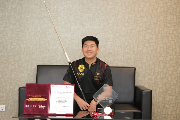 Hendra Carabao, Sosok di Balik Suksesnya Juara Biliar Indonesia International Open 2024