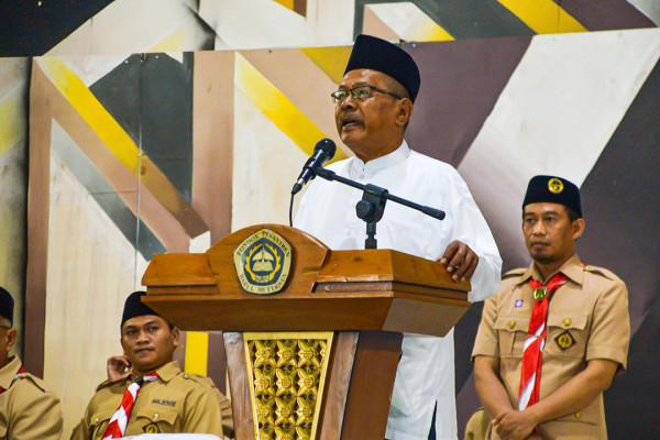 Ratusan Peserta Ikuti Lomba Perkemahan Penggalang dan Penegak di Ponpes Darul Muttaqien