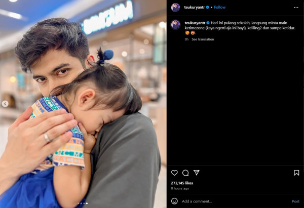 Teuku Ryan Pamer Cincin Kawin usai Digugat Cerai Ria Ricis