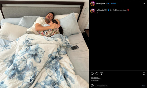 Nagita Slavina Sakit, Raffi Ahmad Beri Pelukan: Get Well Soon My Lope