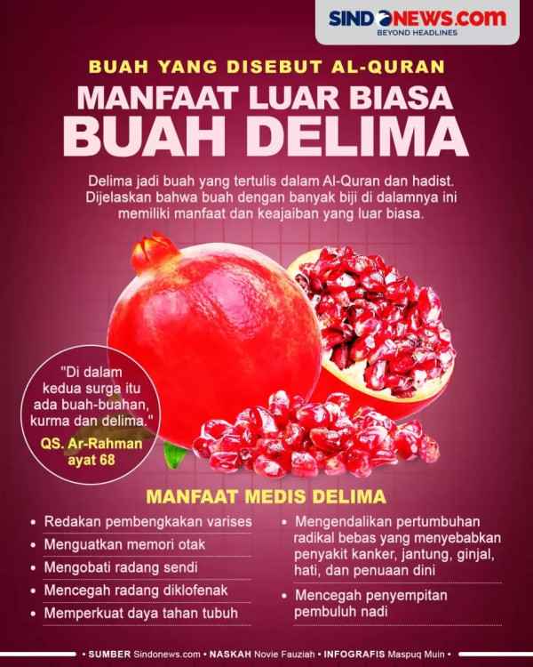Jangan Buang Kulit Buah Delima, Ini 5 Manfaatnya untuk Kesehatan